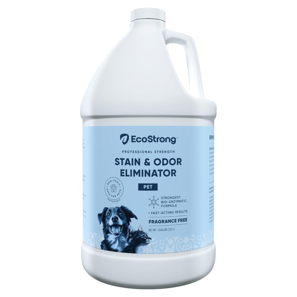 Eco Strong Pet Stain and Odor Remover - Cat Urine Enzyme Cleaner Destroyer, Urine Destroyer for Dogs, Pet Urine Enzyme Cleaner - 32 OZ