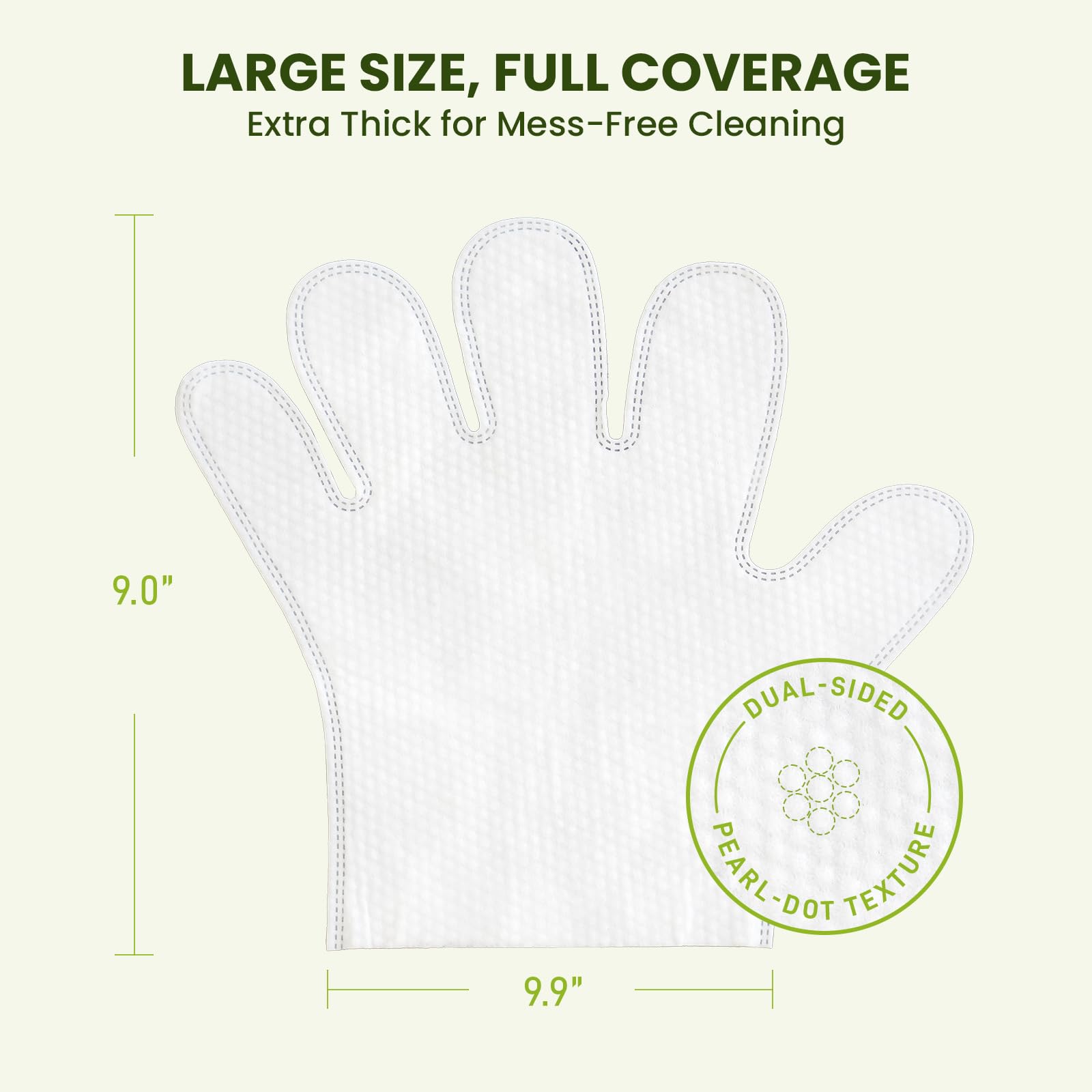 36PCS Hypoallergenic Pet Glove Wipes for Dogs & Cats - Quick Clean & Deodorizing Between Baths & Travel | Dog Washing Wipes for Fur, Butt, Paws, Eyes & Ears |Cat Cleaning Gloves for Grooming & Bathing