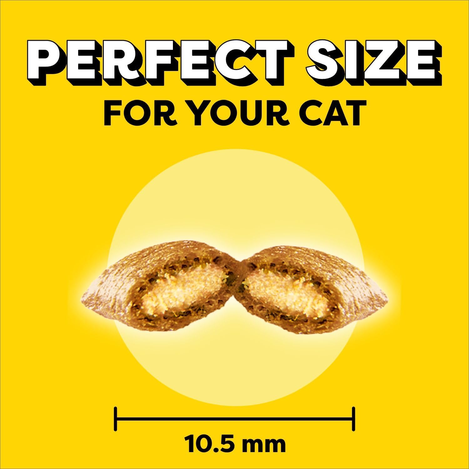 TEMPTATIONS Mix-Ups Cat Treats, Catnip (Chicken, Catnip & Cheddar Flavour), 454g Tub