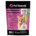 Cat Multivitamin Crunchy & Creamy Chews - Cat Treats for Health + Immune, Joints, Skin & Coat, & Digestion Support - Vitamins with Omega 3s, Lysine & Probiotics (30 Day Supply)