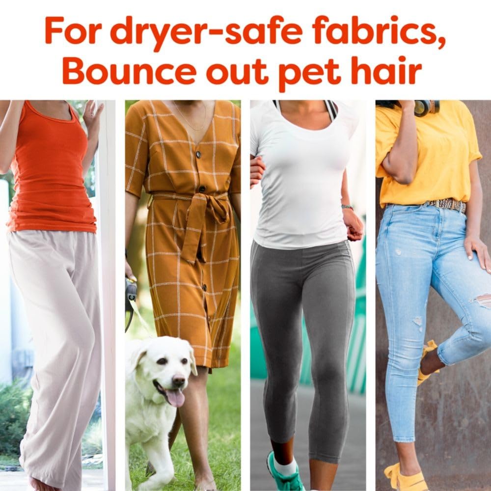 Pet Hair and Lint Guard Mega Dryer Sheets with 3X Pet Hair Fighters, Fresh Scent, 180 Count