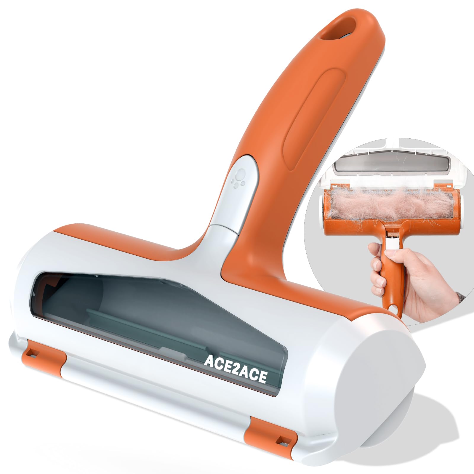 Pet Hair Remover Roller, ACE2ACE Reusable Animal Hair Removal Brush for Dogs and Cats, Self Clean Pet Fur from Carpet, Furniture, Rugs, Laundry, Clothes and Bedding, Sofa