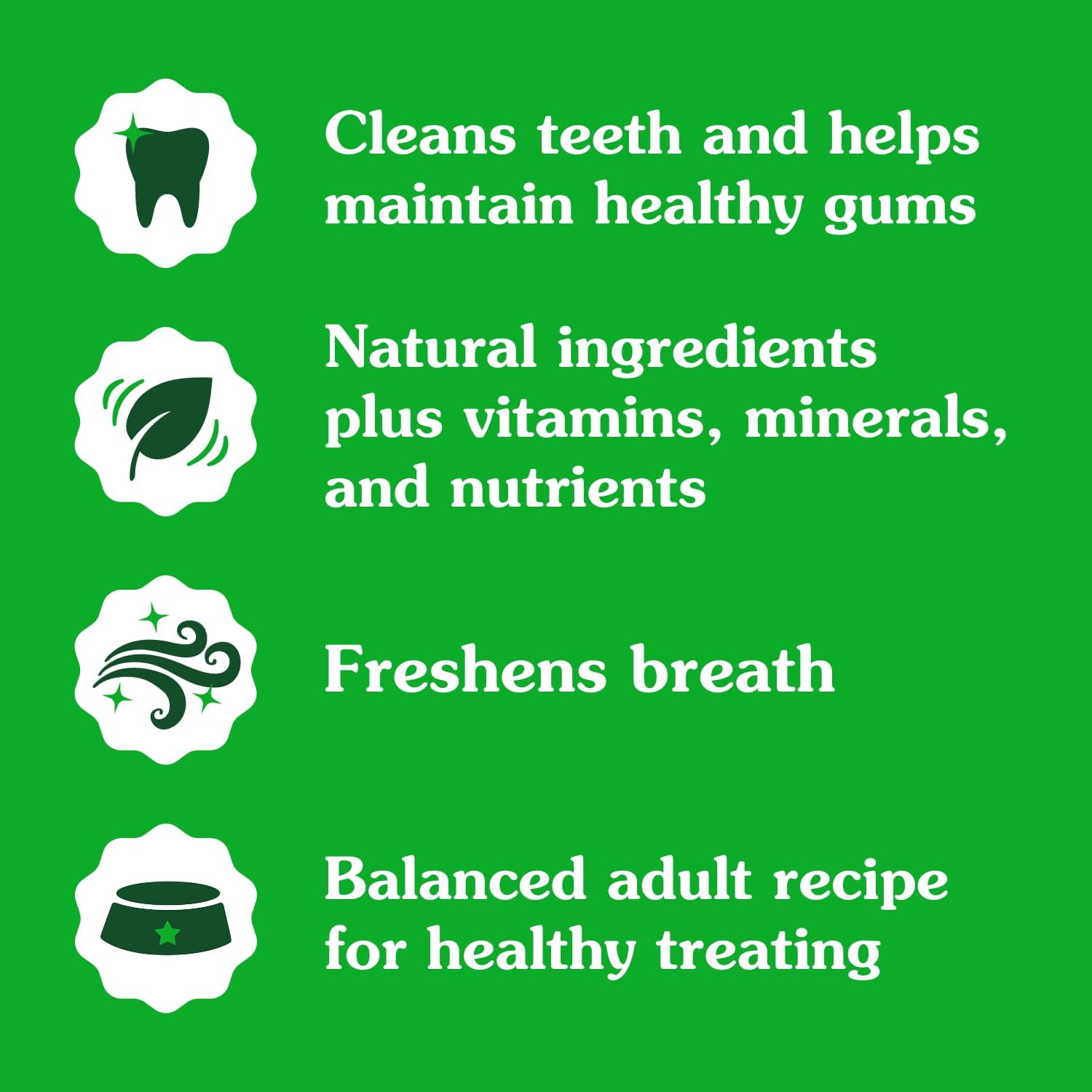 GREENIES Dog Treats Original Teenie Natural Dental Care, (130 Treats) 36oz. Pack
