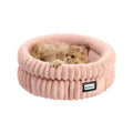 BALANCE Cat Bed Kitten Bed, Washable Round Cat Beds for Indoor Cats, Super Soft Plush Faux Fur Pet Bed for Puppy and Kitten with Anti-Slip Bottom