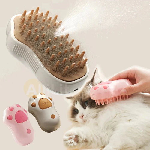 3-in-1 Steam Grooming Brush