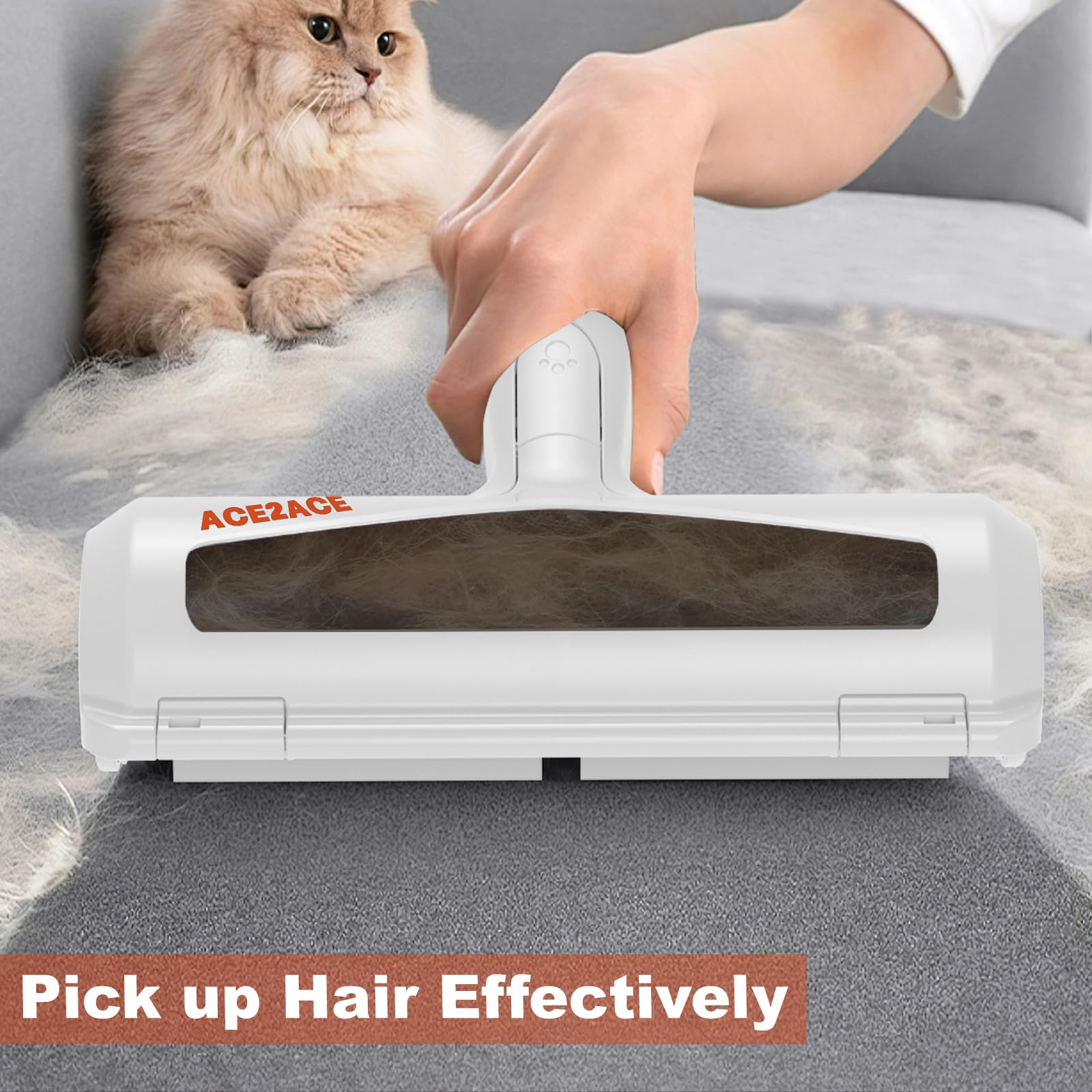 Pet Hair Remover Roller, ACE2ACE Reusable Animal Hair Removal Brush for Dogs and Cats, Self Clean Pet Fur from Carpet, Furniture, Rugs, Laundry, Clothes and Bedding, Sofa