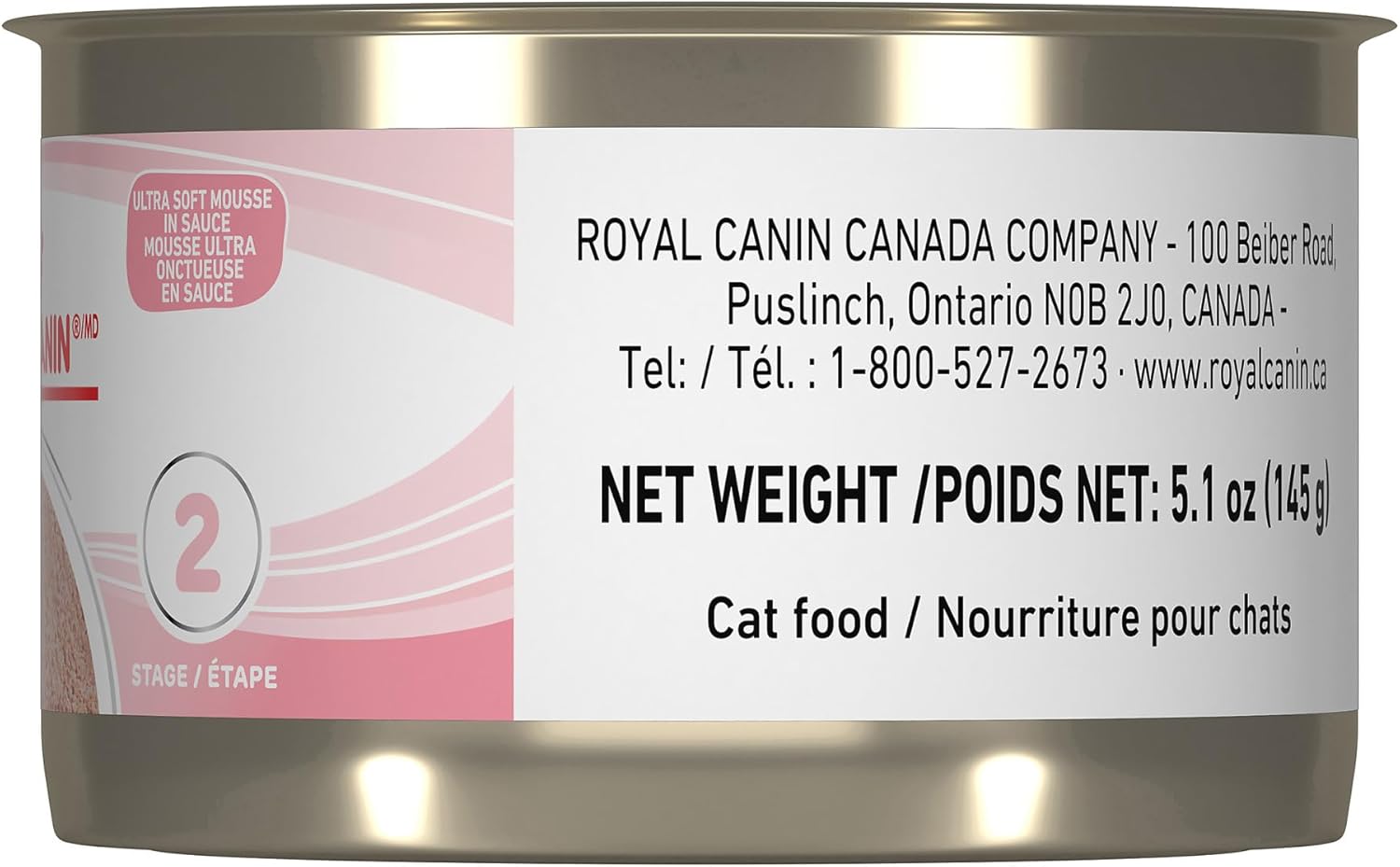 Royal Canin Feline Health Nutrition Mother & Babycat Ultra Soft Mousse in Sauce Canned Cat Food, 5.1 oz can (24-Count)