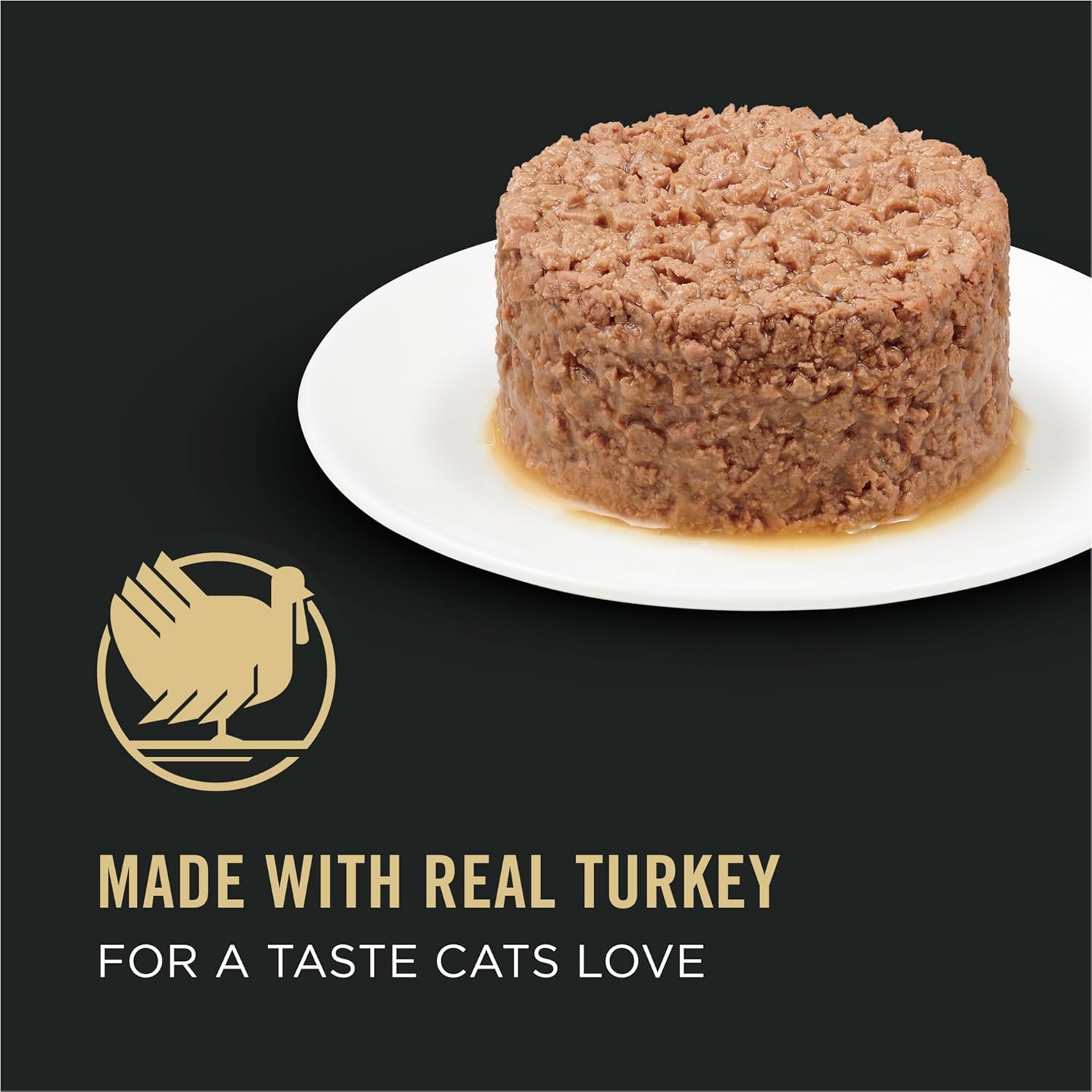 Purina Pro Plan Wet Cat Food, Focus, Adult Weight Management Turkey and Rice Entre, 3-Ounce Can, Pack of 24