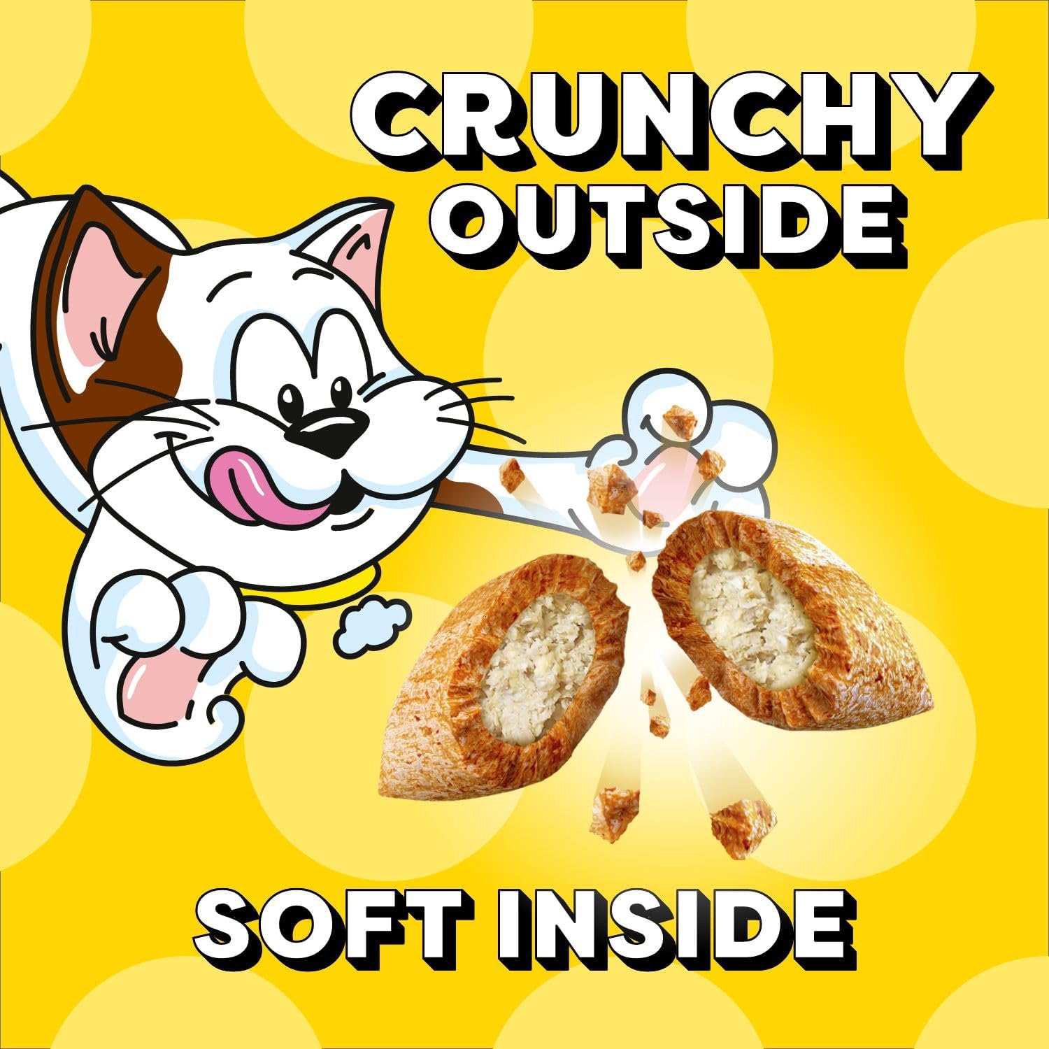 TEMPTATIONS Cat Treats, Tasty Chicken Flavour, 454g Tub