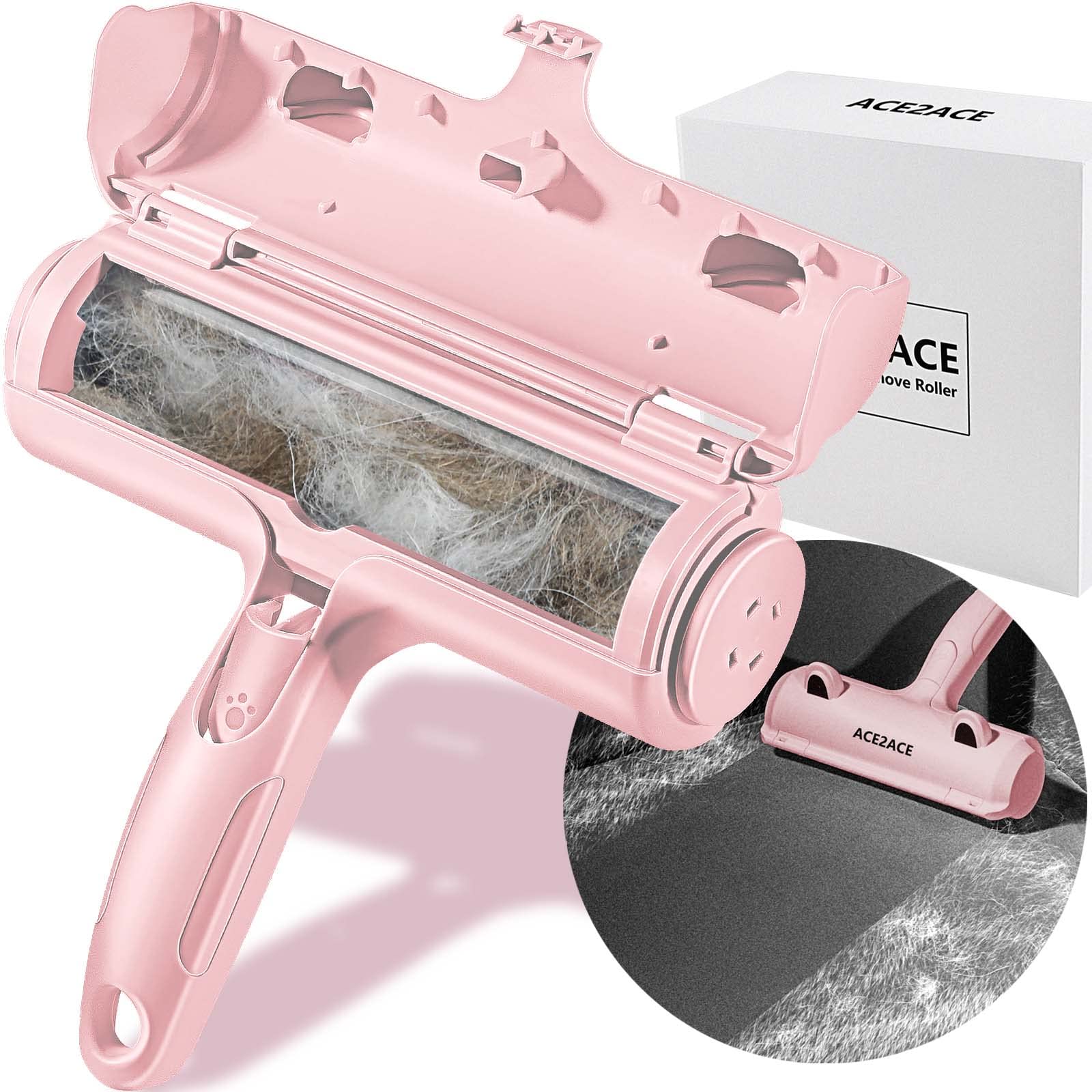 Pet Hair Remover Roller, ACE2ACE Reusable Animal Hair Removal Brush for Dogs and Cats, Self Clean Pet Fur from Carpet, Furniture, Rugs, Laundry, Clothes and Bedding, Sofa