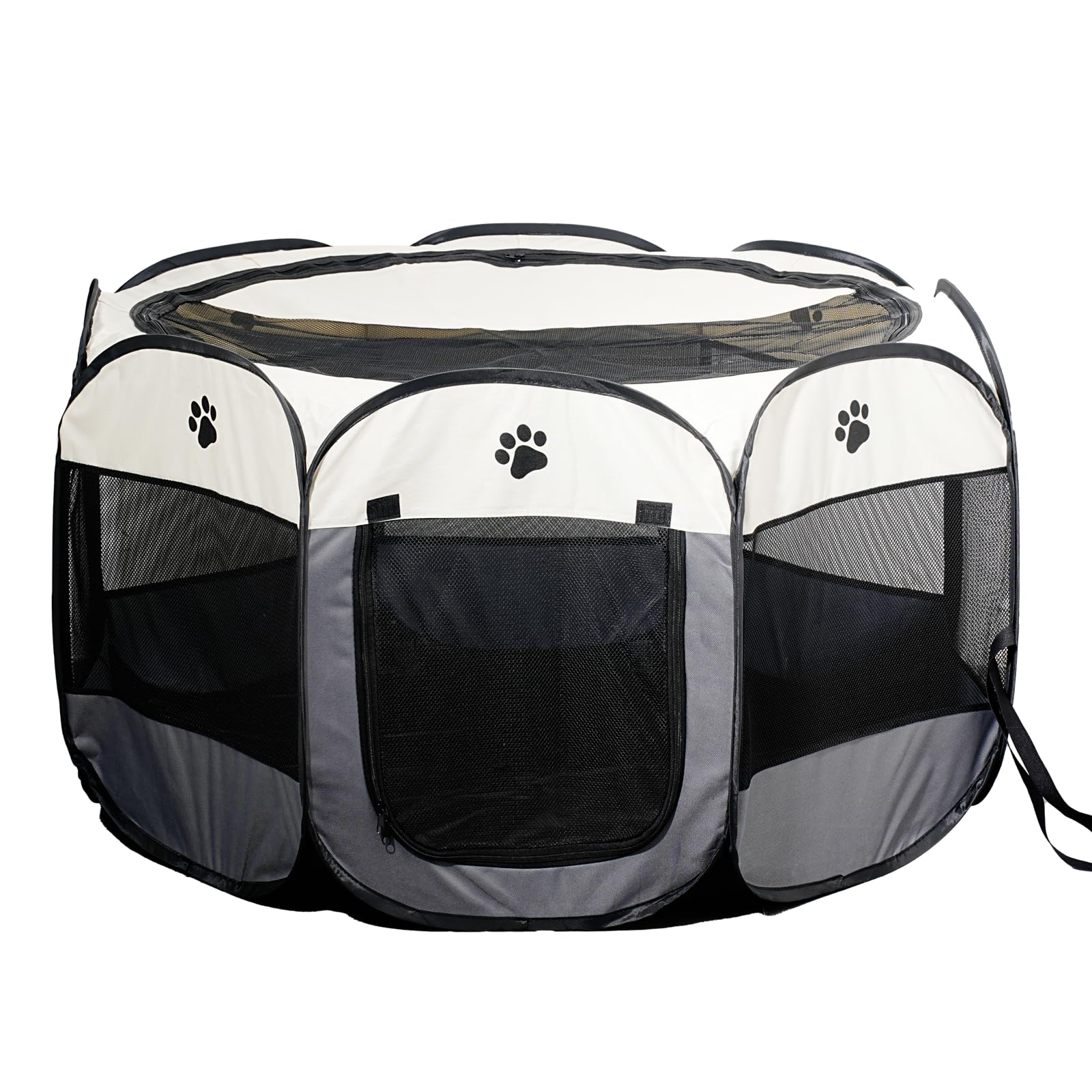 SENCONE Portable Pet Playpen, Dog Playpen Foldable Pet Exercise Pen Tents Dog House Playground for Puppy Dog/Cat Indoor Outdoor Travel Camping Use