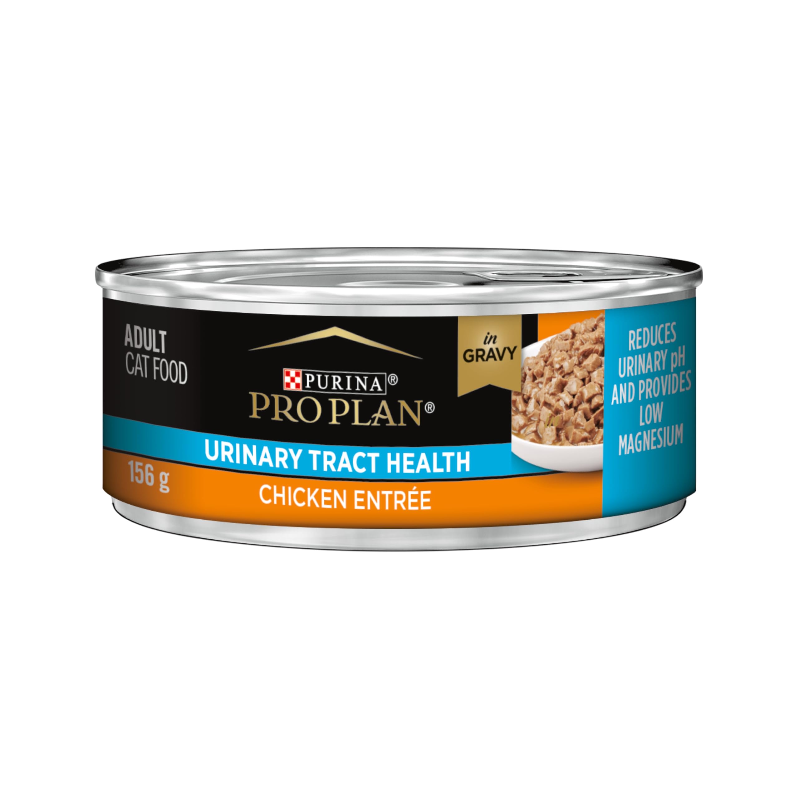 Purina Pro Plan Urinary Tract Health Wet Cat Food, Chicken Entrée - 156 g Can (24 Pack)