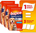 Pet Hair and Lint Guard Mega Dryer Sheets with 3X Pet Hair Fighters, Fresh Scent, 180 Count
