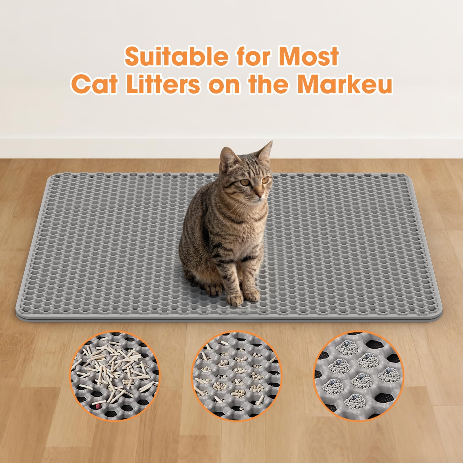 Automatic Cat Litter Box, Self Cleaning Litter Box for Multiple Cats, 90L Automatic Litter Box with APP Control, Multiple Safety Sensor, Smart Health Monitor,1 Trash Bags