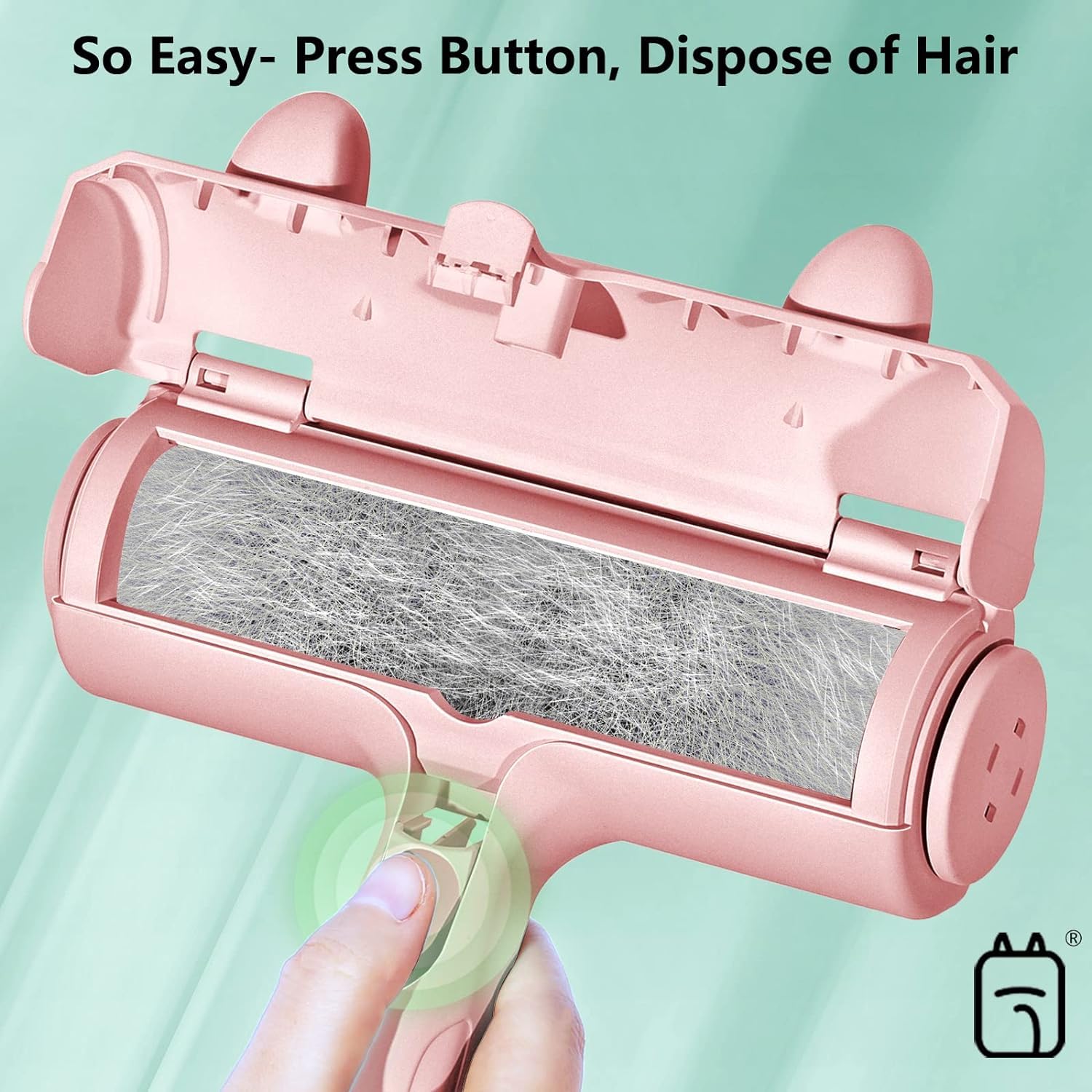 Pet Hair Remover Roller, ACE2ACE Reusable Animal Hair Removal Brush for Dogs and Cats, Self Clean Pet Fur from Carpet, Furniture, Rugs, Laundry, Clothes and Bedding, Sofa