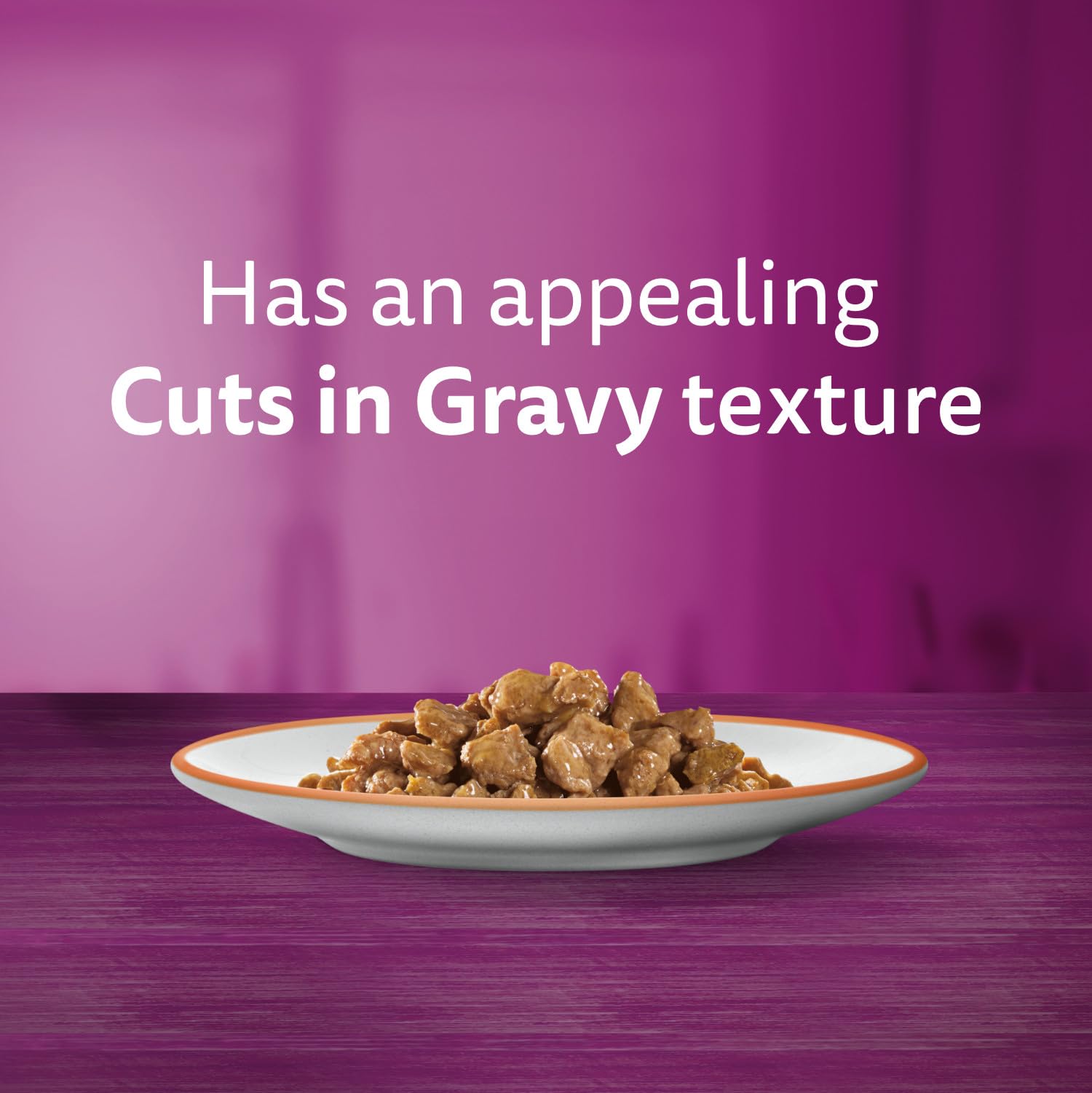 WHISKAS PERFECT PORTIONS Cuts in Gravy, Wet Cat Food, Chicken, Turkey, Salmon, Tuna Entrées, 24x75g Trays, 2 Single-serve Meals, For Adult Cats & Kittens, Made With Real Poultry & Seafood