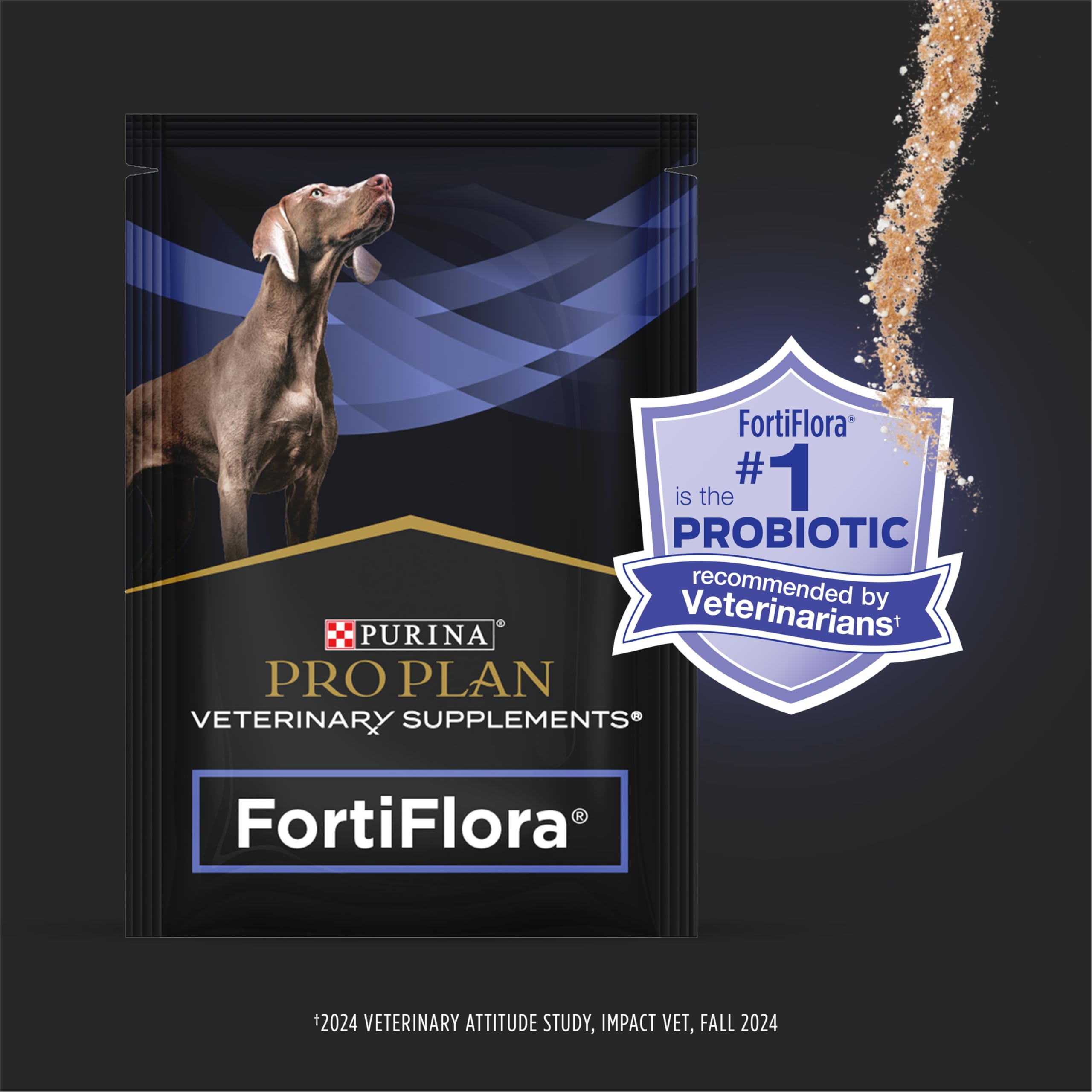 Purina Pro Plan Veterinary Supplements Fortiflora Powdered Dog Probiotics - 30 g sachets (Pack of 30)
