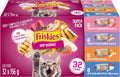 Friskies Shredded Wet Cat Food, Poultry & Fish Combo Variety Pack 4 Flavours - 156 g Can (32 Pack)