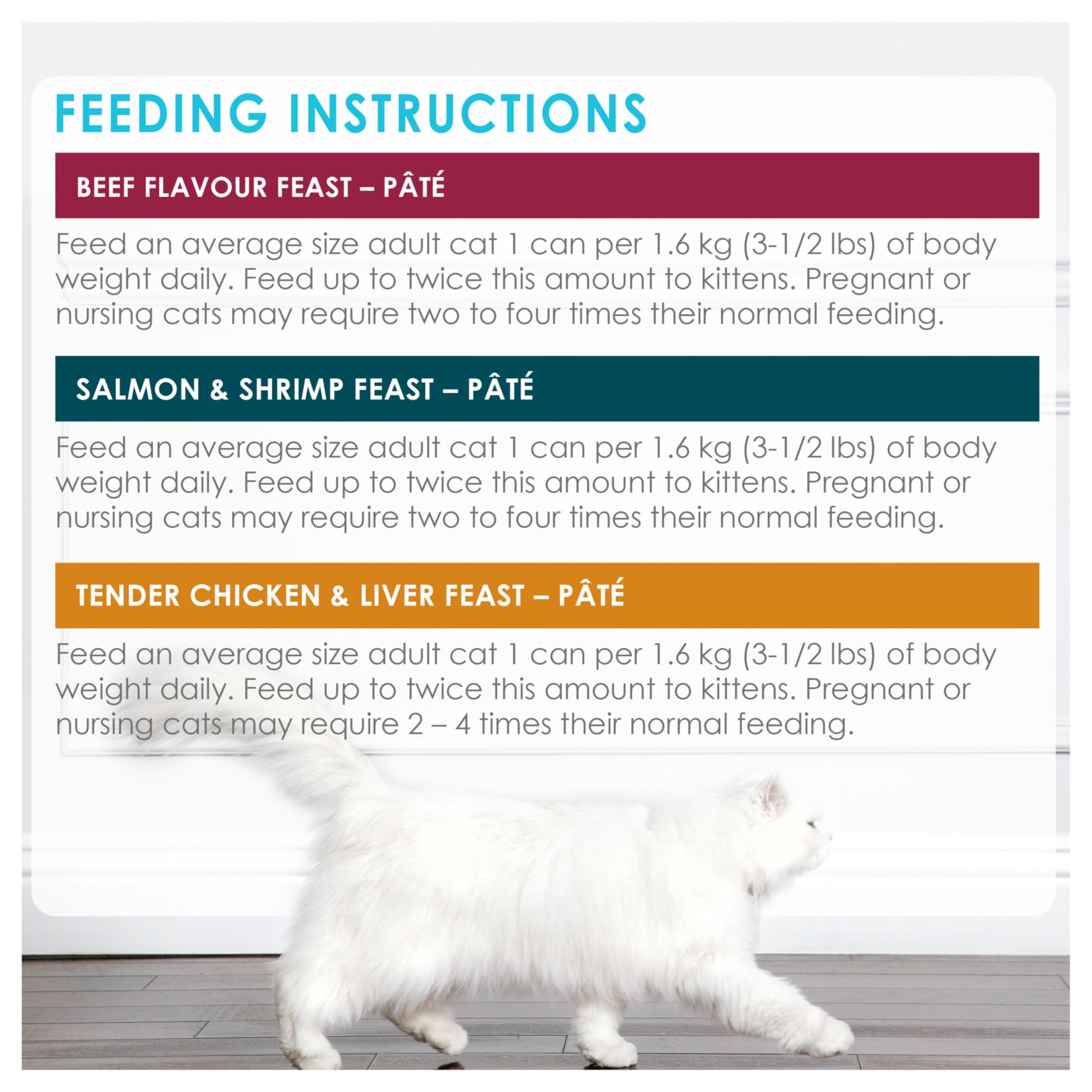 Fancy Feast Wet Cat Food, Pate Assorted Variety Pack 3 Flavours - 85 g Can (24 Pack)