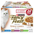 Fancy Feast Gravy Lovers Wet Cat Food, Variety Pack 85 g Can (24 Pack)