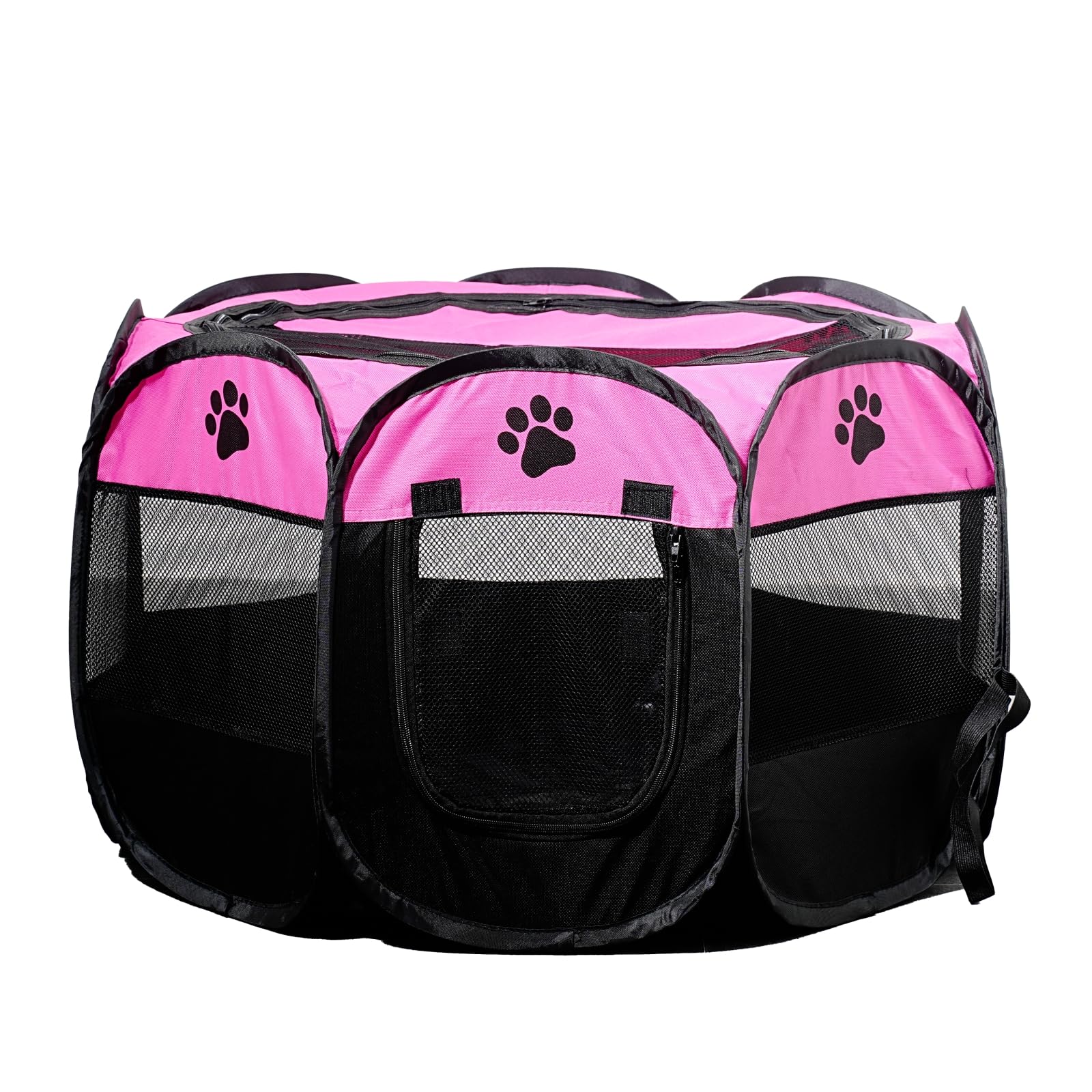 SENCONE Portable Pet Playpen, Dog Playpen Foldable Pet Exercise Pen Tents Dog House Playground for Puppy Dog/Cat Indoor Outdoor Travel Camping Use
