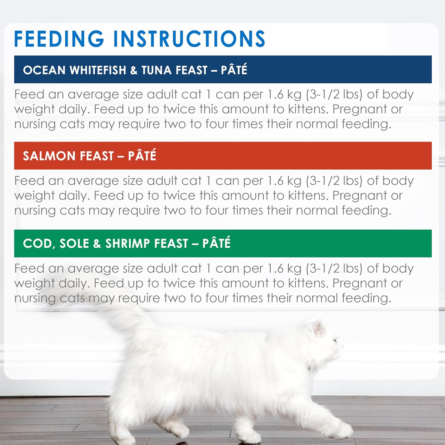 Fancy Feast Seafood Supper Wet Cat Food, Pate Variety Pack 3 Flavours - 85 g Can (24 Pack)