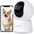 Indoor Home Security Camera, P2 Baby Monitor with Camera and Audio, 1080P FHD, Night Vision, 2-Way Audio, AI Motion Detection Compatible with Alexa & Google Assistant