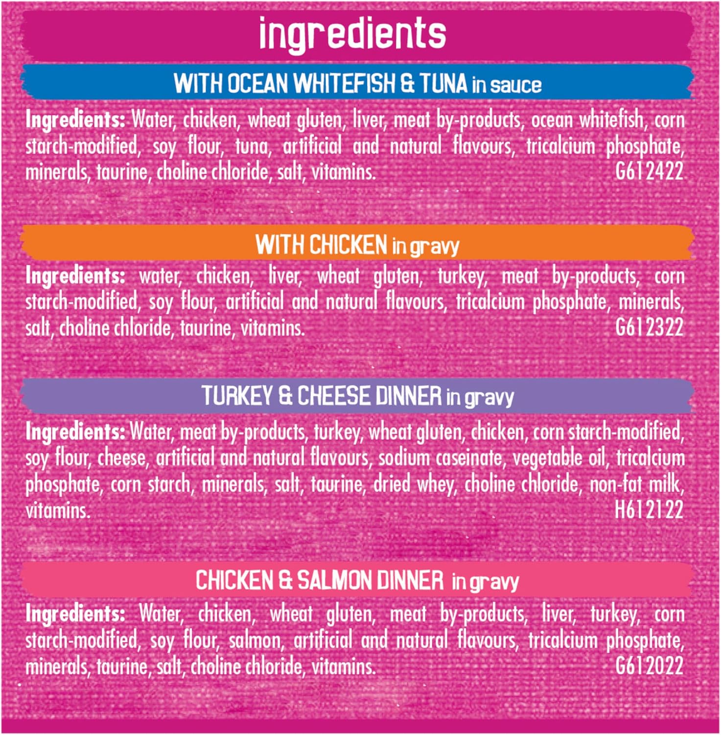 Friskies Shredded Wet Cat Food, Poultry & Fish Combo Variety Pack 4 Flavours - 156 g Can (32 Pack)