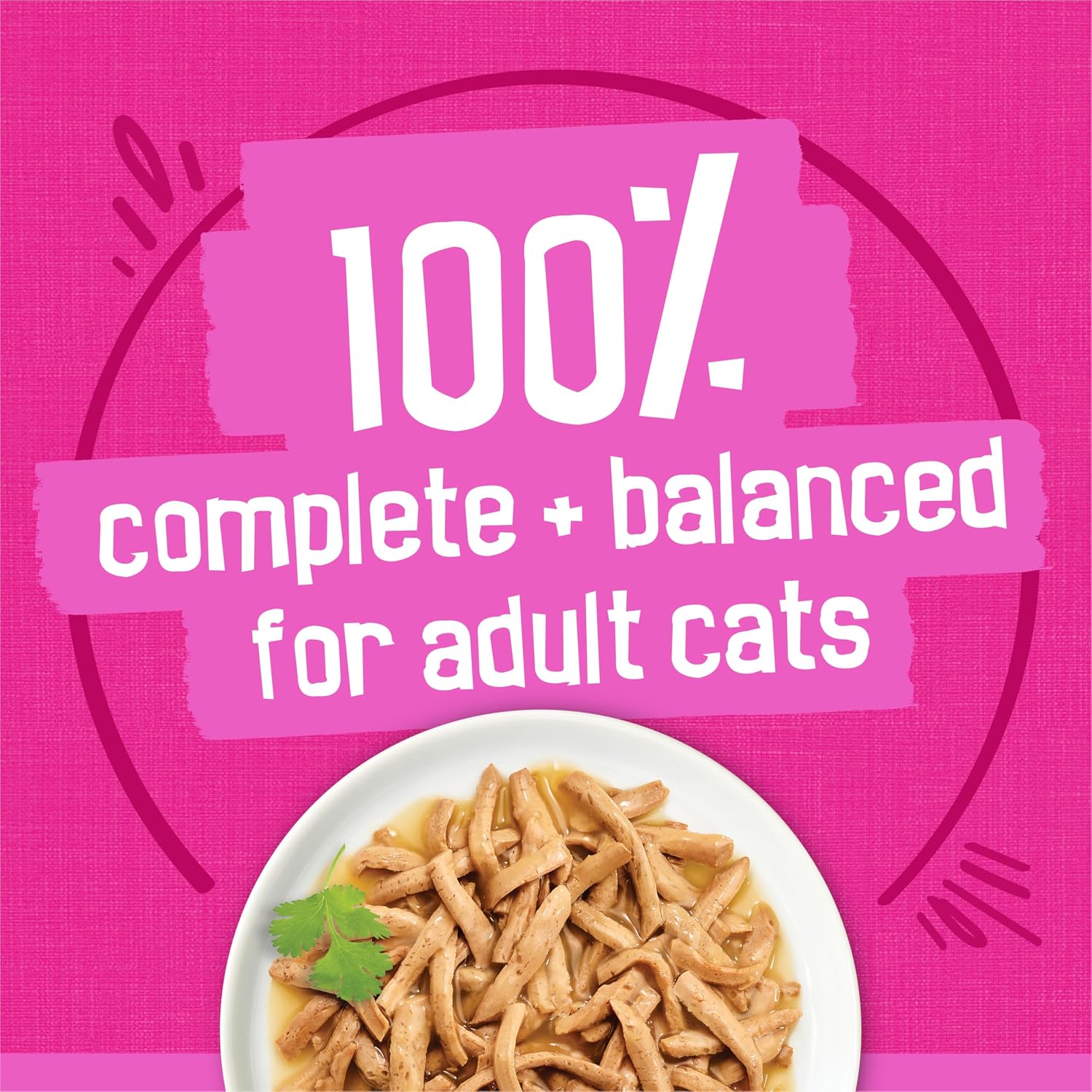 Friskies Shredded Wet Cat Food, Poultry & Fish Combo Variety Pack 4 Flavours - 156 g Can (32 Pack)