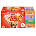 Friskies Poultry Wet Cat Food, Variety Pack 4 Flavours - 156 g Can (32 Pack)