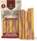 Premium (6" Standard - 5 Pack) Odour-Free, Consistently Sized Bully Sticks for Small & Medium Dogs & Puppies, Long-Lasting Oral Care Chews, All-Natural Single-Ingredient Beef, No Rawhide